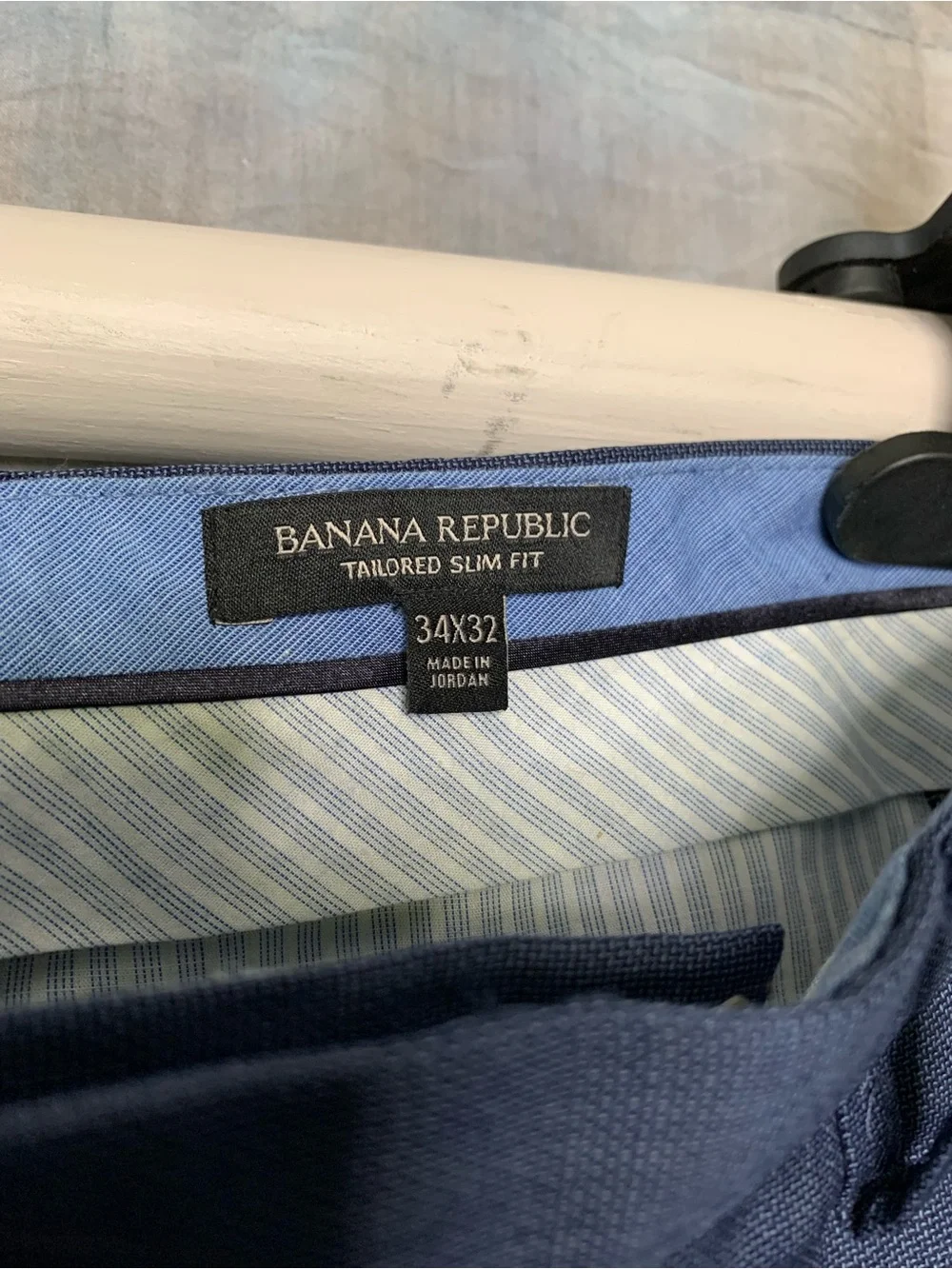 Banana Republic Men's Navy Dress Pants - Modern Tailored Size 34x32